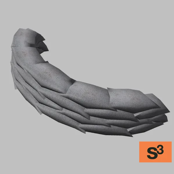sandbag-006 — 3D model preview