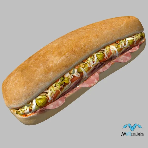 sandwich-001 — 3D model preview