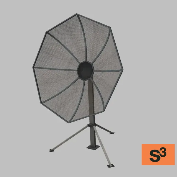 satellite-antenna-005 — 3D model preview