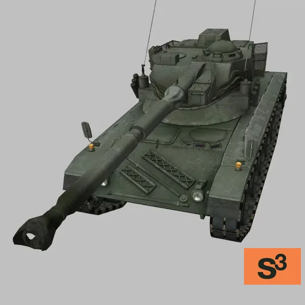 SK-105A2 · AT · green — 3D model preview