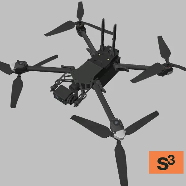 Skydio-X2 · US · grey — 3D model preview