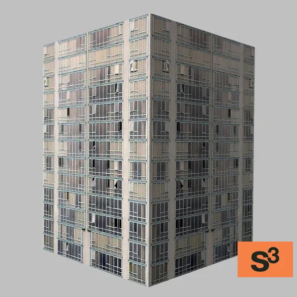 skyscraper-022 — 3D model preview