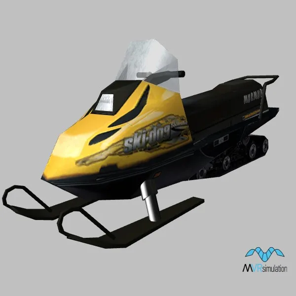snowmobile-001 — 3D model preview