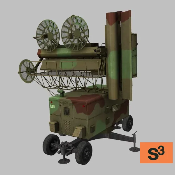 SNR-75M3 · CU · green — 3D model preview