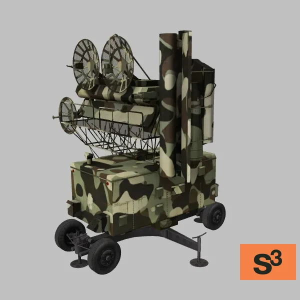 SNR-75M3 · RS · camo — 3D model preview
