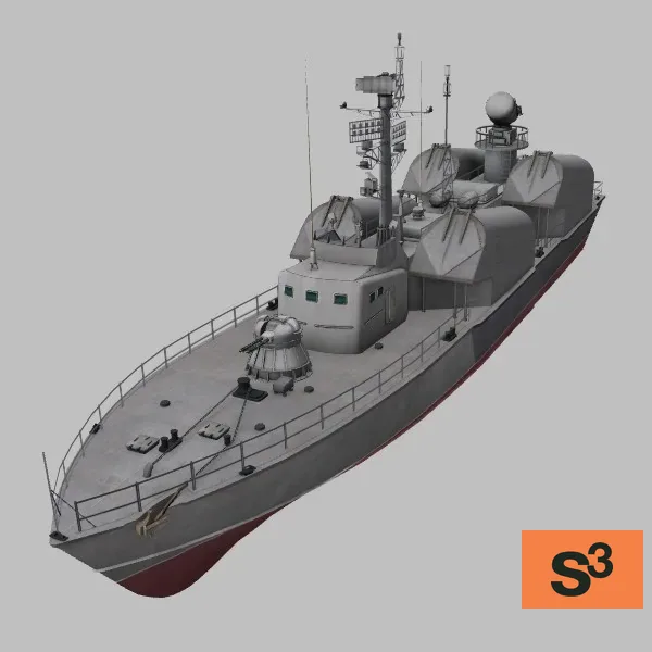 Soju-Class · KP · grey — 3D model preview