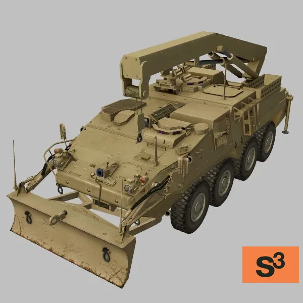 Stryker-MRV · US · desert — 3D model preview