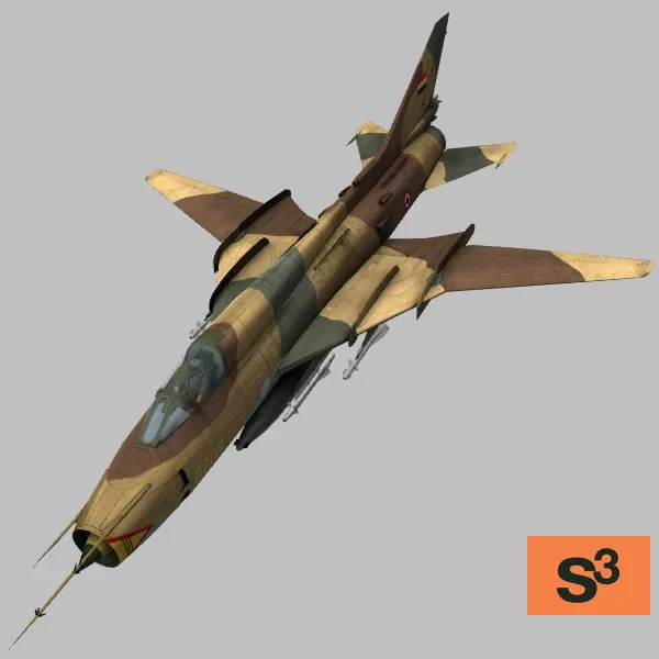 Su-22M4 · SY · camo — 3D model preview