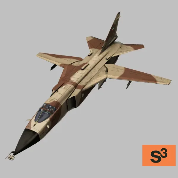 Su-24MK · IR · camo — 3D model preview
