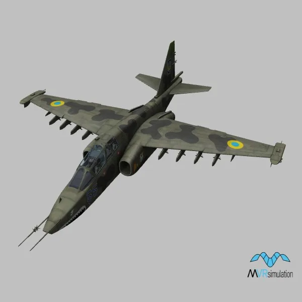 Su-25UBM1 · UA · camo — 3D model preview
