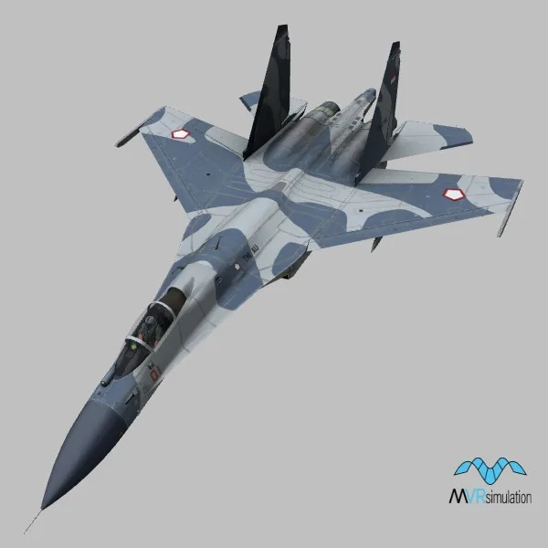 Su-27K · ID · camo — 3D model preview