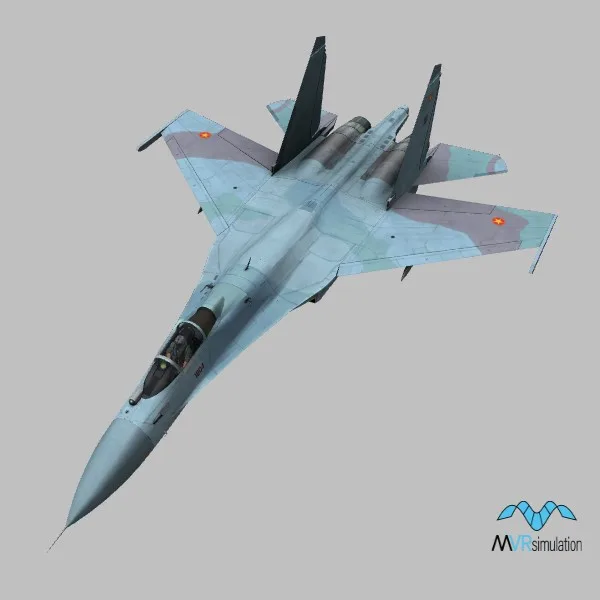 Su-27SK · ET · camo — 3D model preview