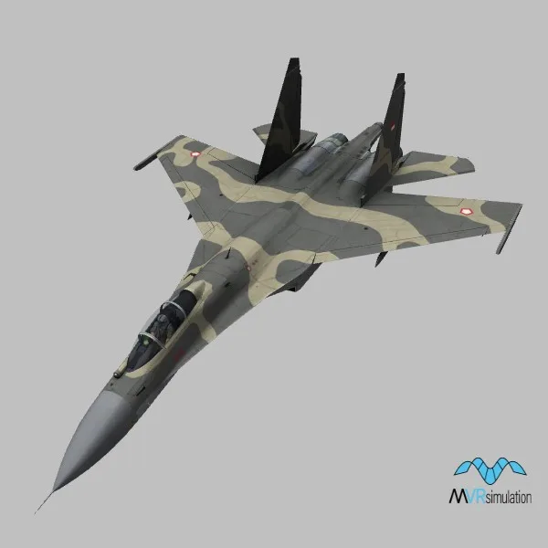 Su-27SKM · ID · camo — 3D model preview