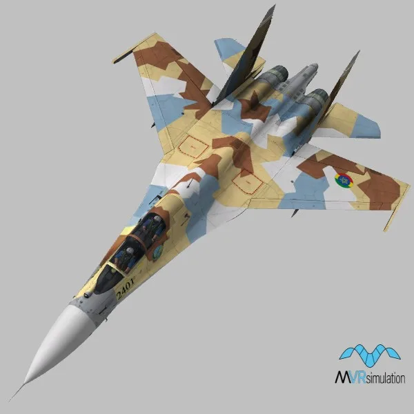 Su-30K · ET · camo — 3D model preview