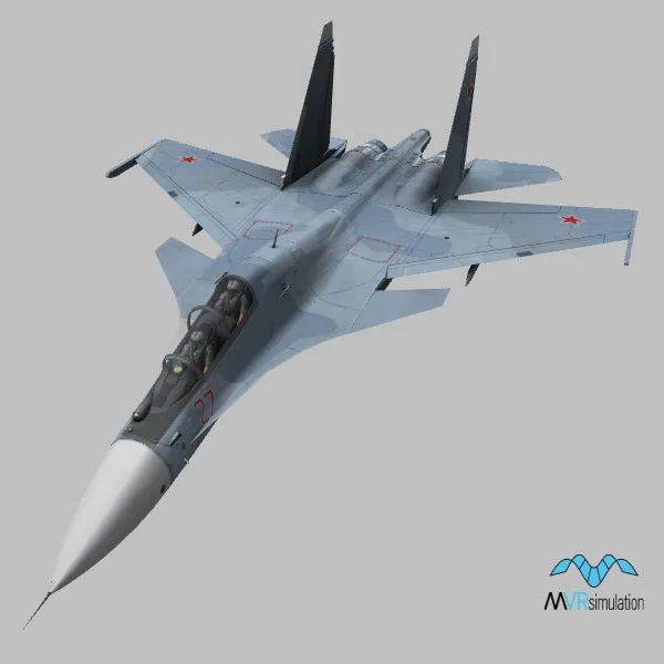 SU-30SM · RU · camo — 3D model preview
