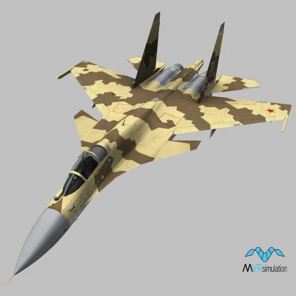 Su-37 · RU · camo — 3D model preview