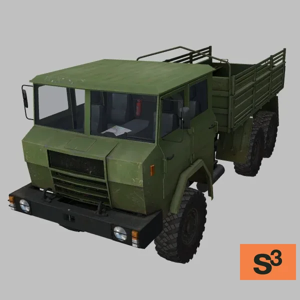 SX2150-flatbed · CN · green — 3D model preview