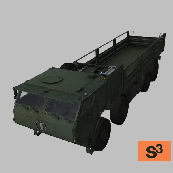 SX2306-flatbed · CN · green — 3D model preview