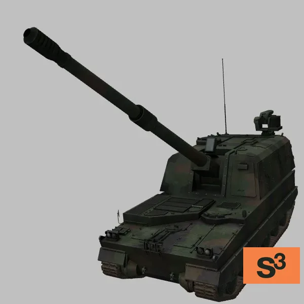 T-155-II · TR · camo — 3D model preview
