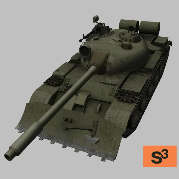 T-55A-BTU-55 · BA · green — 3D model preview