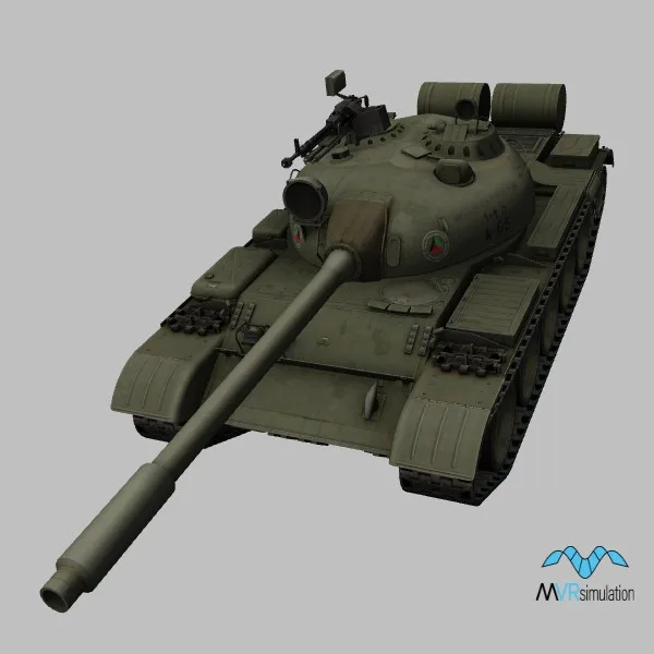 T-55A · LY · green — 3D model preview