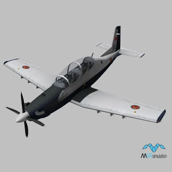 T-6C · MA · white — 3D model preview