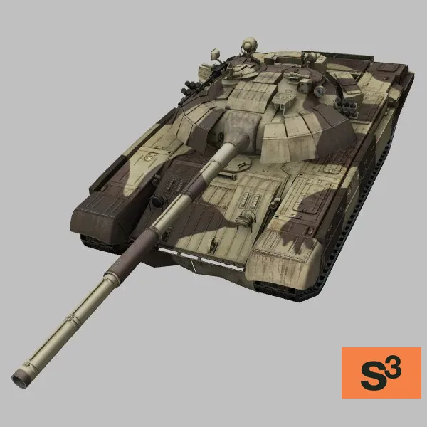 T-72AG · KE · camo — 3D model preview