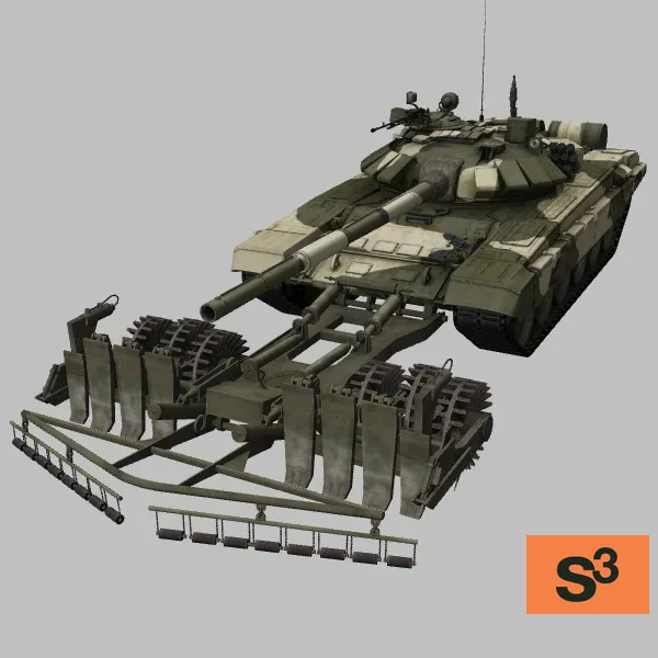T-72B3-TMT-K · RU · camo — 3D model preview