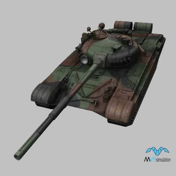 T-72M1 · PL · camo — 3D model preview