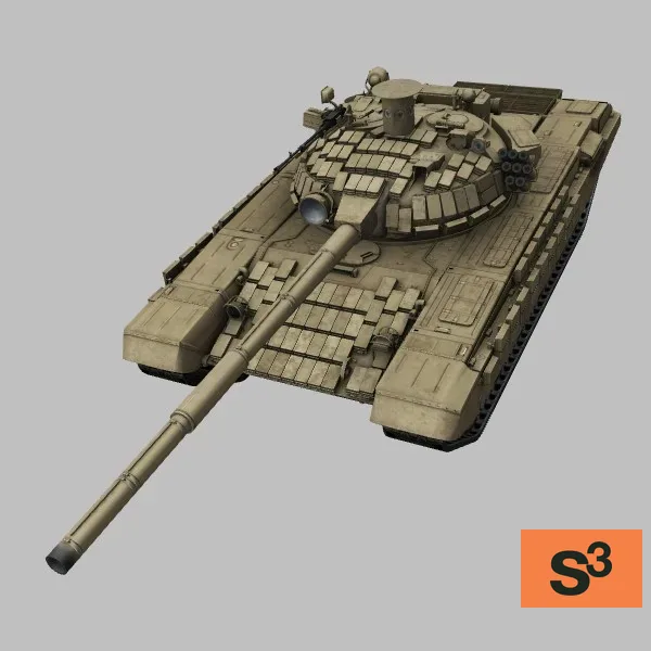 T-72S · Sarab-1 · SY · desert — 3D model preview