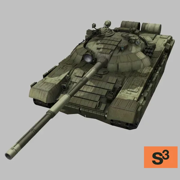 T-72UA · UA · camo — 3D model preview