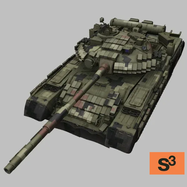 T-80BV · UA · digital-camo — 3D model preview