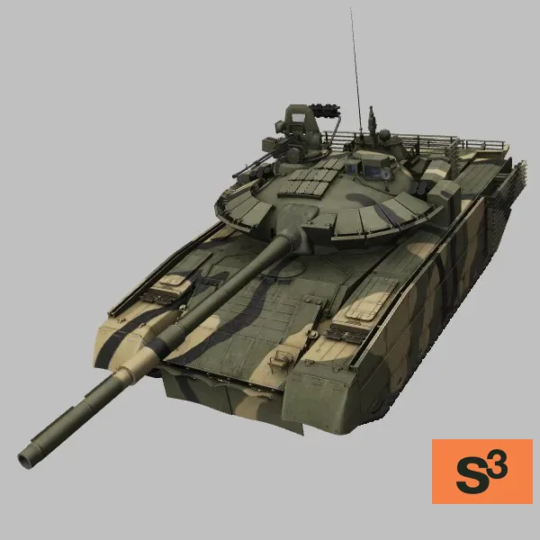T-80BVM · RU · camo — 3D model preview