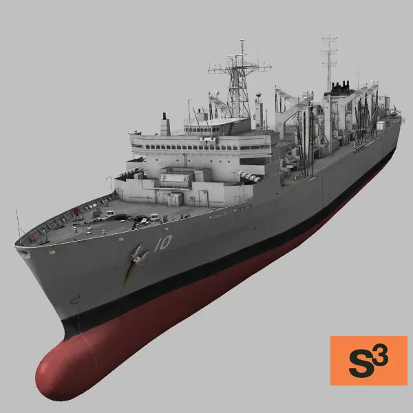 T-AOE-10 · US · grey — 3D model preview