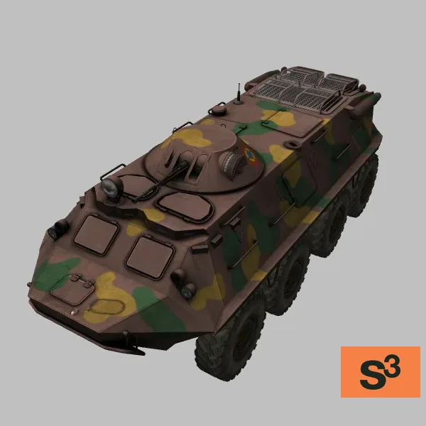 TAB-71M · RO · camo — 3D model preview