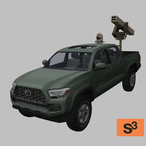 Tacoma-2022 · VAMPIRE · US · green — 3D model preview
