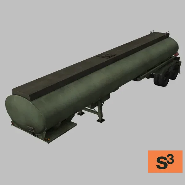 Tanker-7500Gal · US · green — 3D model preview