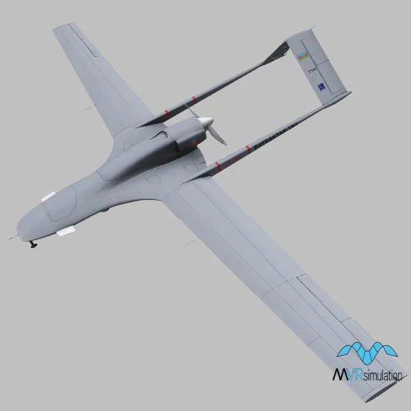 TB2 · AZ · grey — 3D model preview