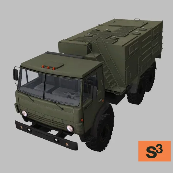 TDA-3 · RU · green — 3D model preview