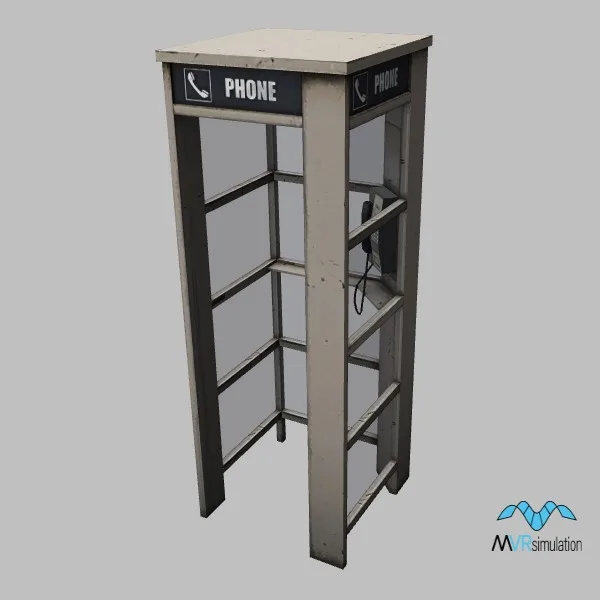 telephone-booth-003 — 3D model preview