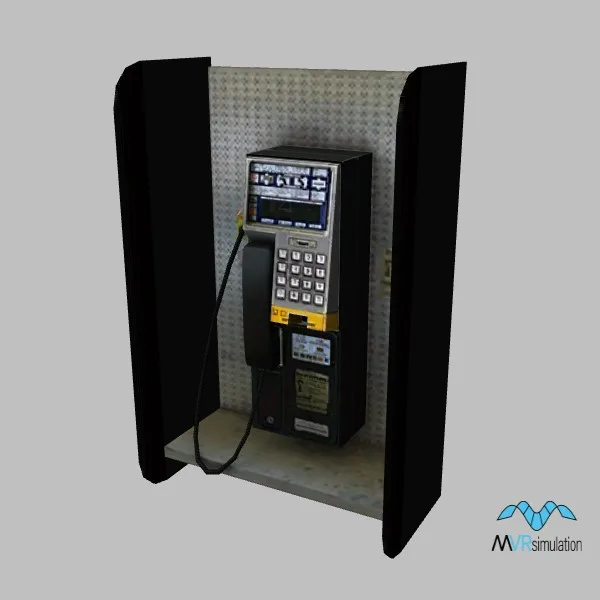 telephone-booth-005 — 3D model preview