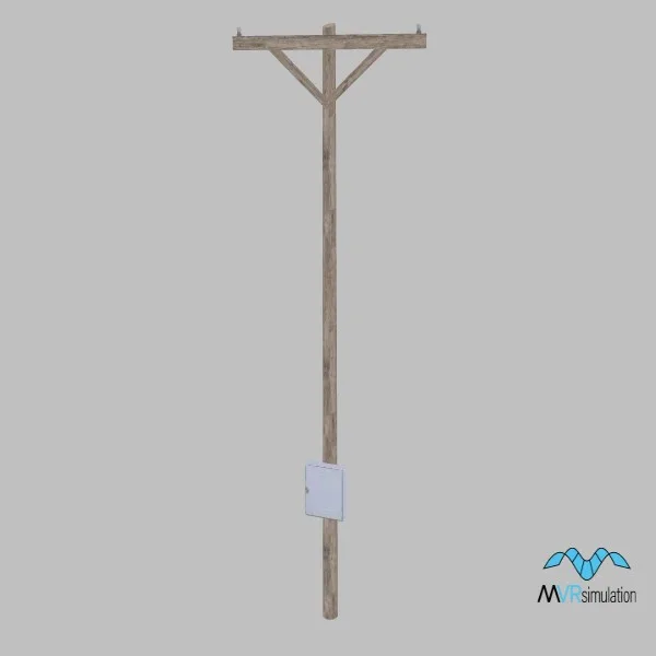 telephone pole-003 — 3D model preview