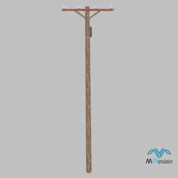 telephone pole-007 — 3D model preview