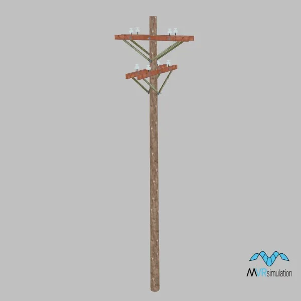 telephone pole-009 — 3D model preview
