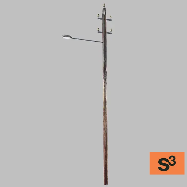 telephone pole-010 — 3D model preview