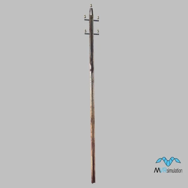 telephone pole-011 — 3D model preview