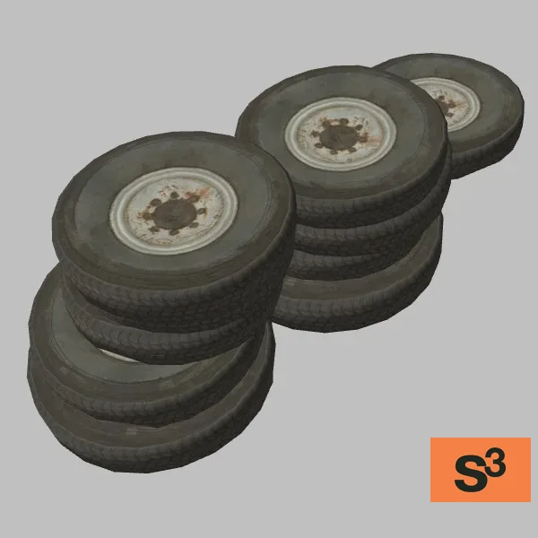 tire-pile-001 — 3D model preview