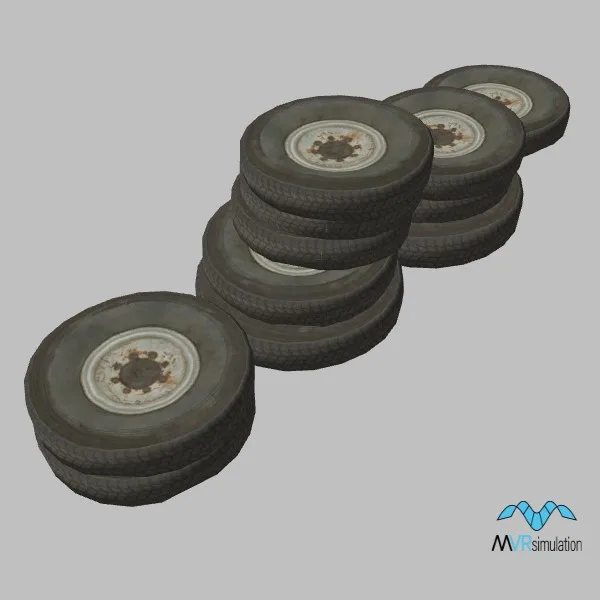 tire-pile-002 — 3D model preview