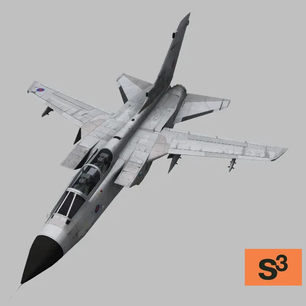 Tornado-GR4 · GB · grey — 3D model preview