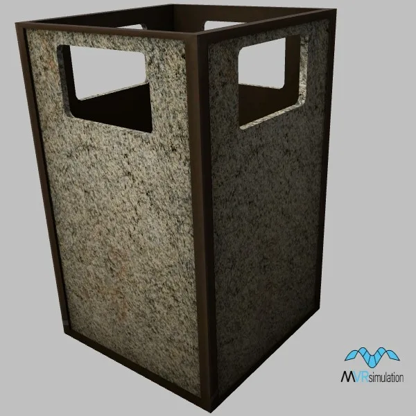 trash-bin-002 — 3D model preview